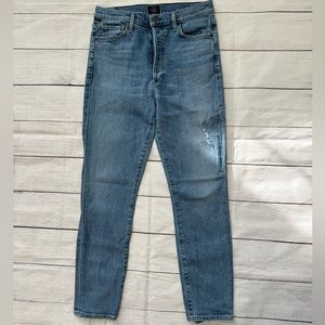 Citizens of Humanity "Olivia" High Rise Slim Ankle